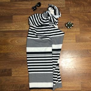 ASOS maternity asymmetrical scuba dress